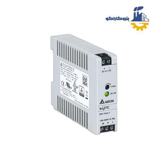 منبع تغذیه 5 ولت 3 آمپر دلتا با کد فنی DRS-5V30W1NZ 